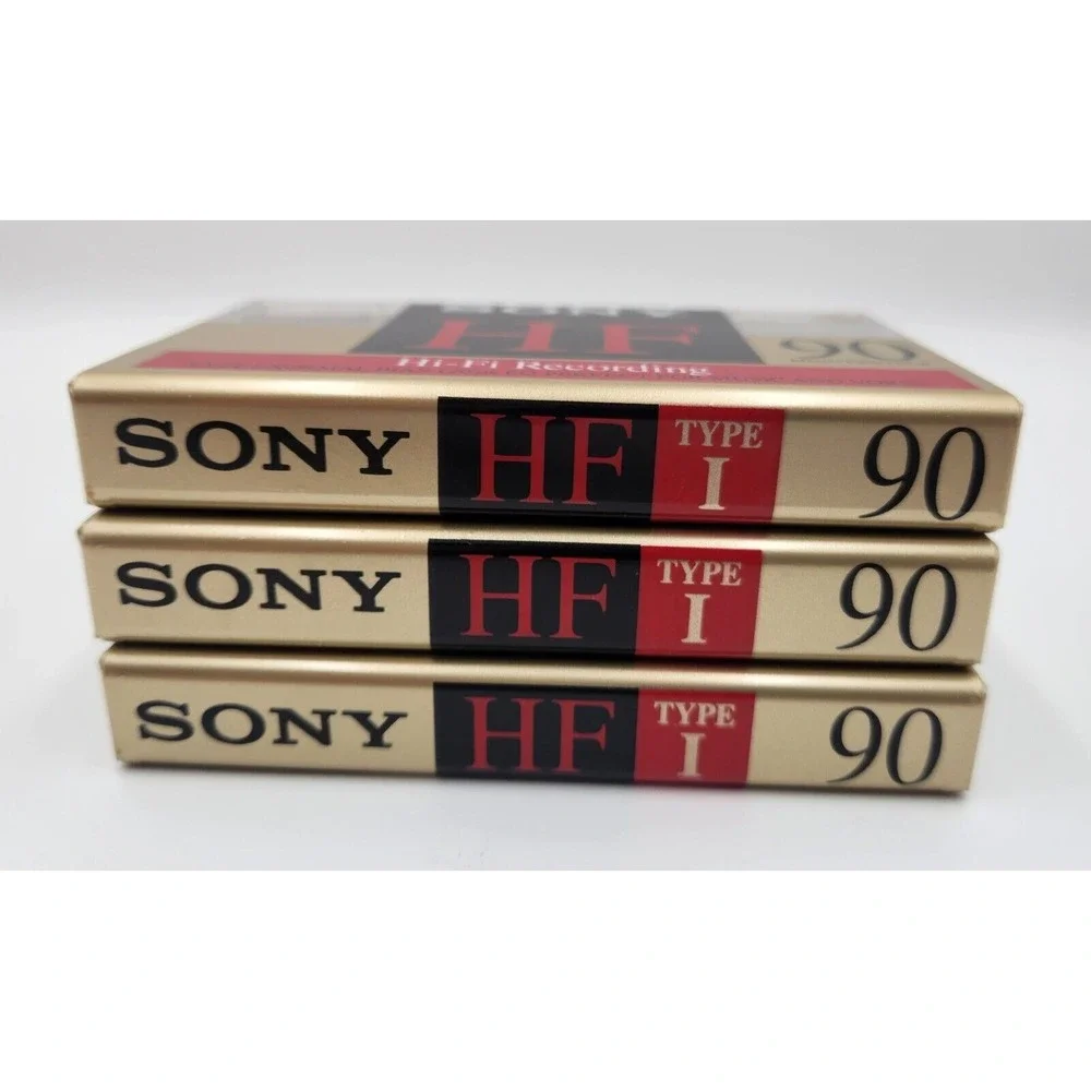 Sony Audio Cassettes - 90 min - Type 1‎ - HiFi Recording - 3 Pack